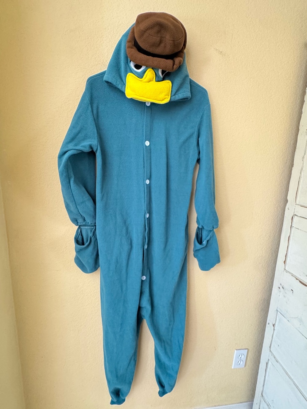 Perry the Platypus Onesie Adult Size Small